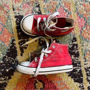 Converse Kids Red Sneakers